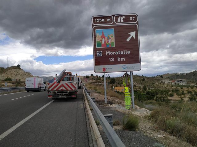 Refuerzan la señalética de los destinos y recursos turísticos de la Región de Murcia