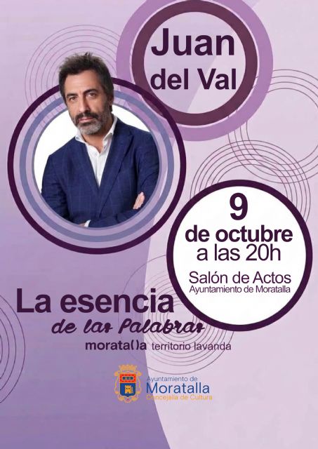 Juan del Val inaugura 'La esencia de la palabras' de Moratalla 2026