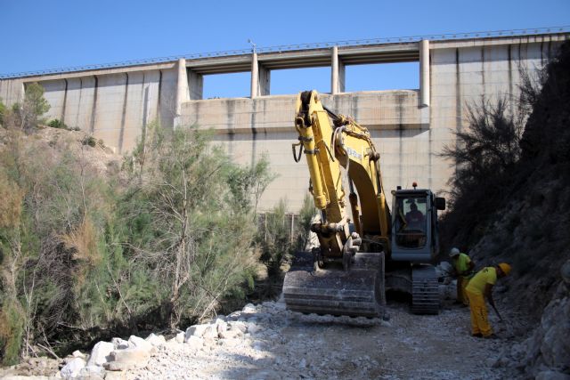 La CHS finaliza los trabajos de emergencia para la mejora de la presa y embalse de Moratalla