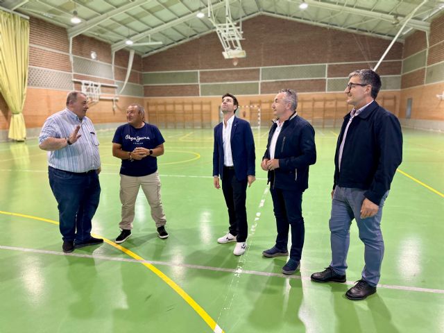 Concluyen las obras de reparación de la cubierta del polideportivo de El Sabinar en Moratalla