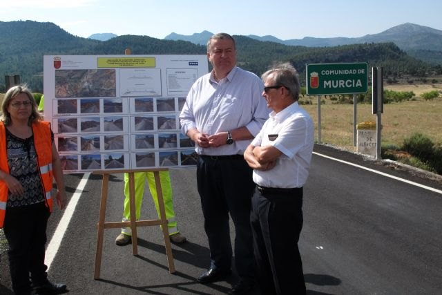 Fomento amplía y mejora la carretera que comunica la Región con la localidad albaceteña de Nerpio