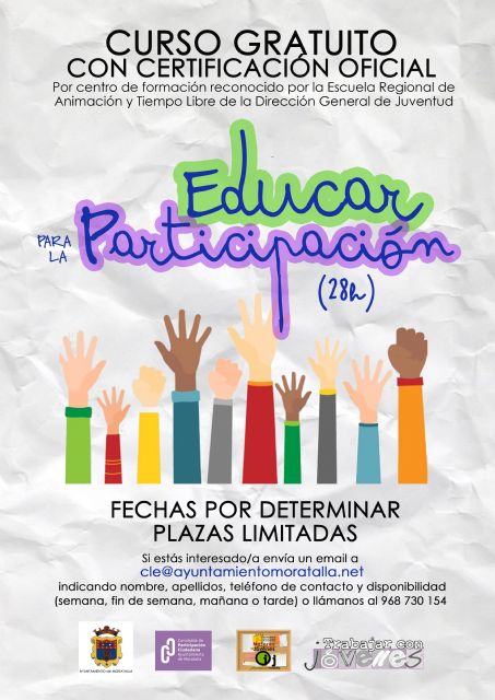 Curso 'Educar para la participación' en Moratalla