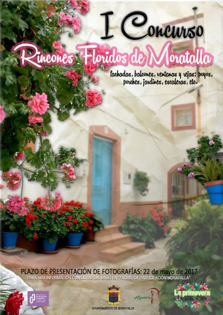 La concejalía de participación ciudadana convoca el i concurso de fotografía digital 'rincones floridos de moratalla' 2017