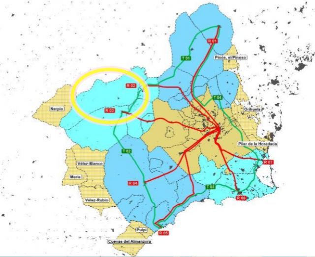 El alcalde de Moratalla exige al Gobierno Regional 'un Mapa del transporte público que no margine a nuestro municipio'